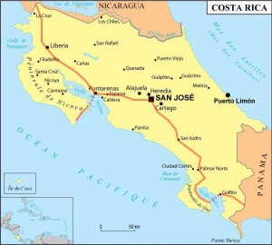 Trajet Costa Rica